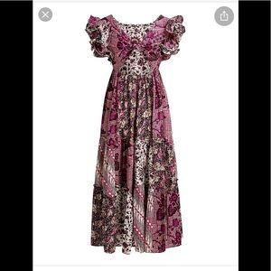Ulla Johnson Zoya Ruffle Dress size 6